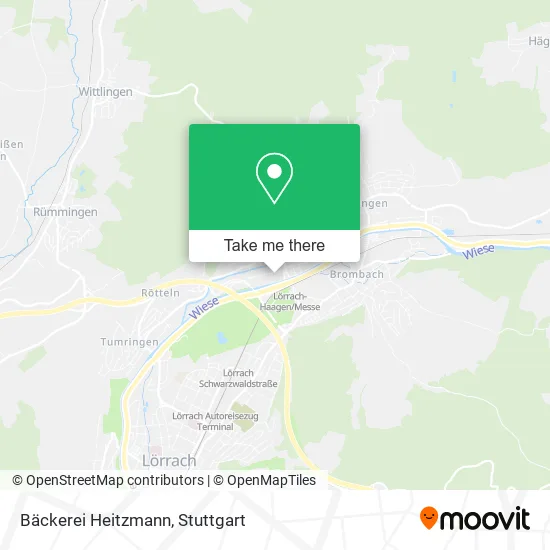 Карта Bäckerei Heitzmann