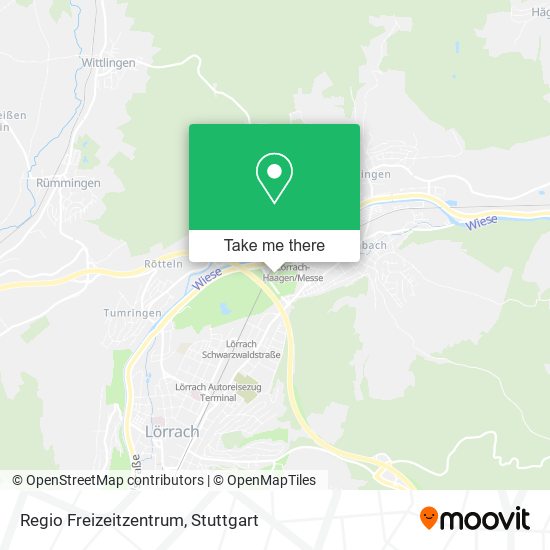 Regio Freizeitzentrum map