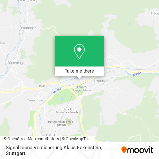 Карта Signal Iduna Versicherung Klaus Eckenstein