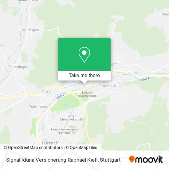 Карта Signal Iduna Versicherung Raphael Kiefl