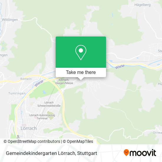 Gemeindekindergarten Lörrach map