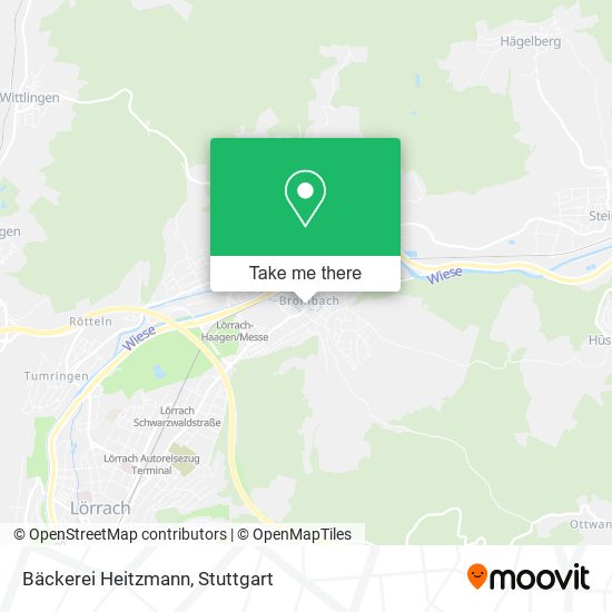 Bäckerei Heitzmann map