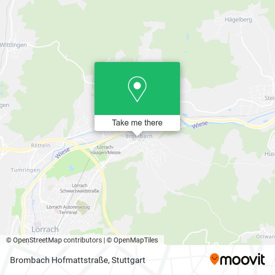 Brombach Hofmattstraße map