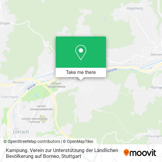 Kampung. Verein zur Unterstützung der Ländlichen Bevölkerung auf Borneo map