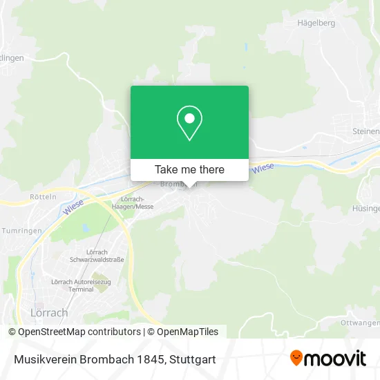 Карта Musikverein Brombach 1845