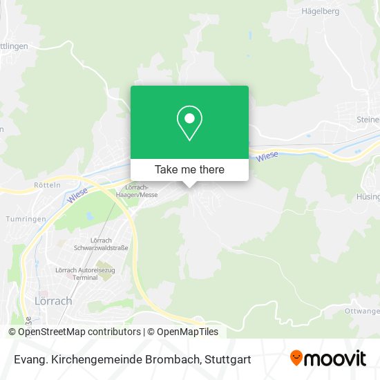 Evang. Kirchengemeinde Brombach map