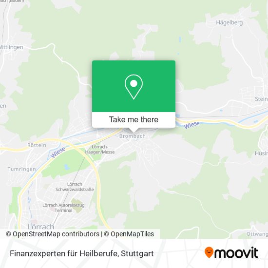 Finanzexperten für Heilberufe map