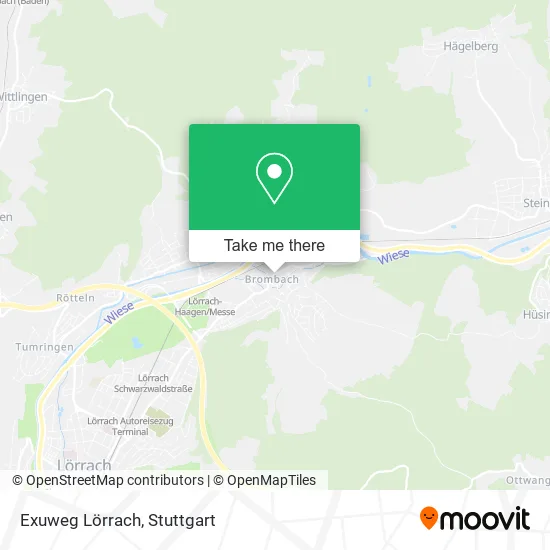Карта Exuweg Lörrach