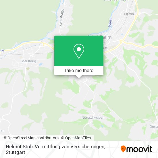 Helmut Stolz Vermittlung von Versicherungen map