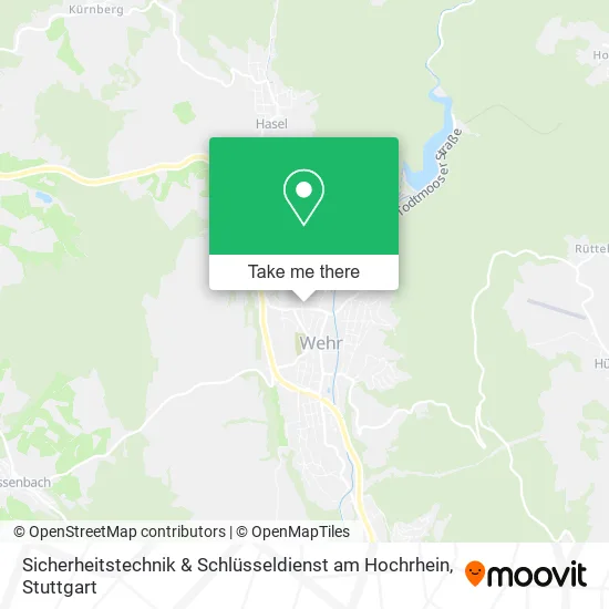 Карта Sicherheitstechnik & Schlüsseldienst am Hochrhein
