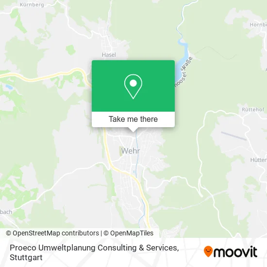 Карта Proeco Umweltplanung Consulting & Services