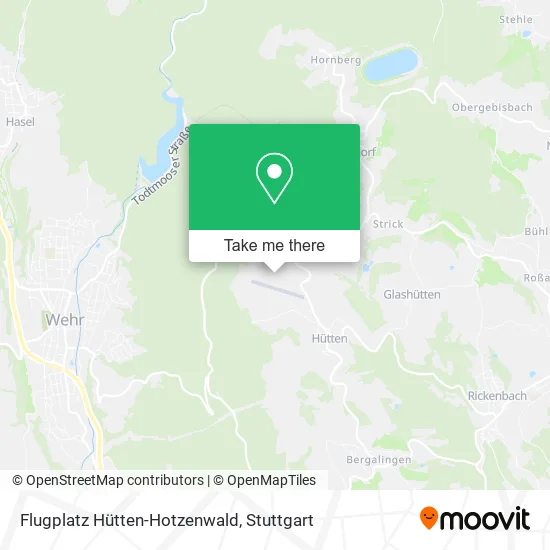 Карта Flugplatz Hütten-Hotzenwald
