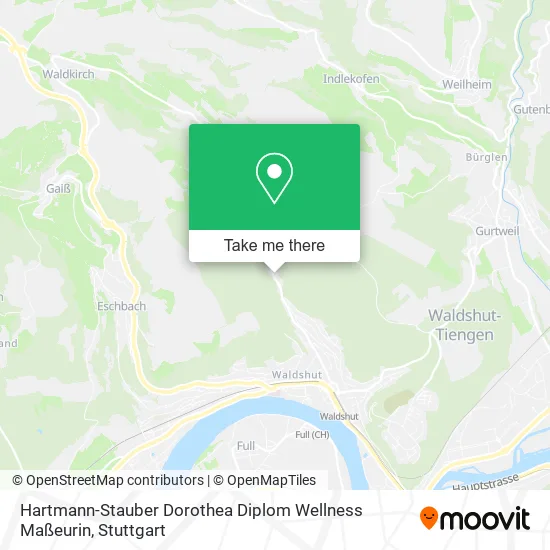 Карта Hartmann-Stauber Dorothea Diplom Wellness Maßeurin