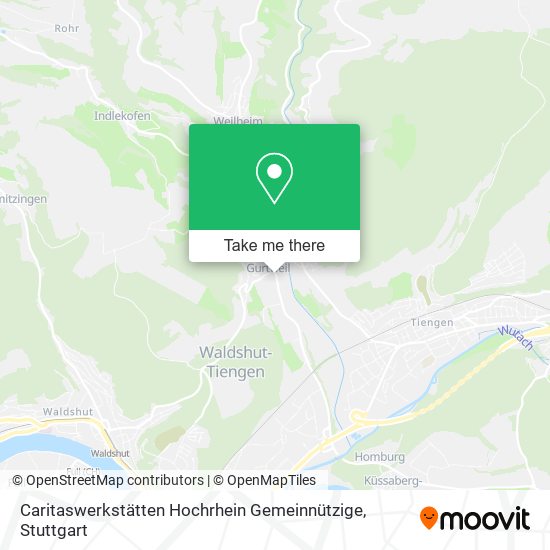Caritaswerkstätten Hochrhein Gemeinnützige map