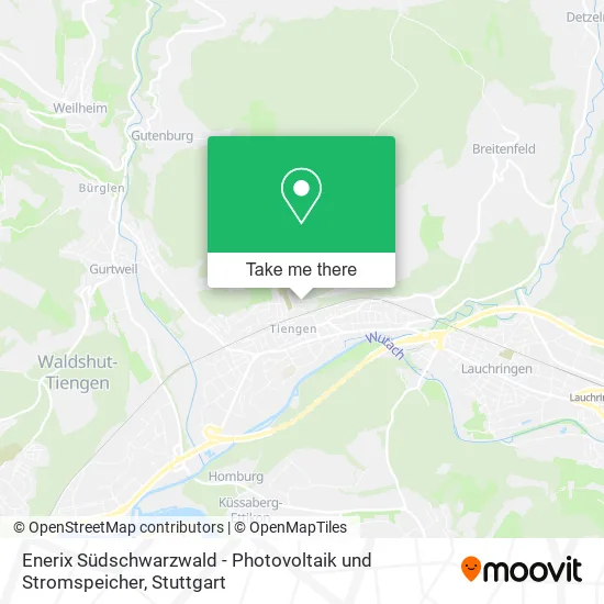 Карта Enerix Südschwarzwald - Photovoltaik und Stromspeicher