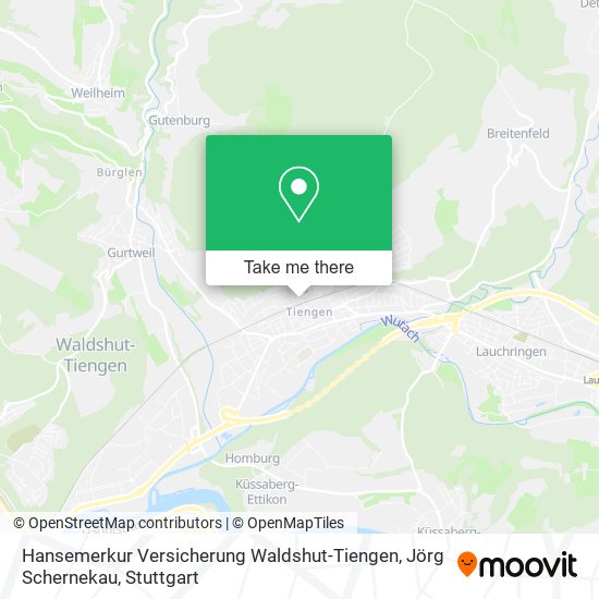 Hansemerkur Versicherung Waldshut-Tiengen, Jörg Schernekau map