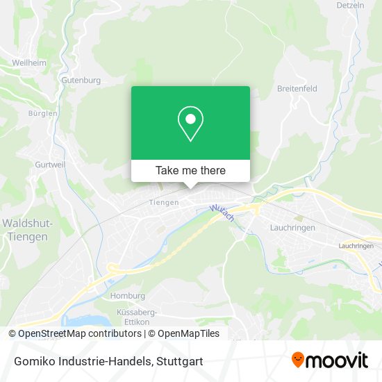 Gomiko Industrie-Handels map