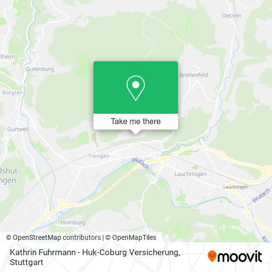 Kathrin Fuhrmann - Huk-Coburg Versicherung map