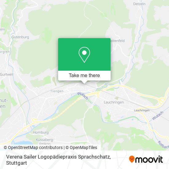 Карта Verena Sailer Logopädiepraxis Sprachschatz