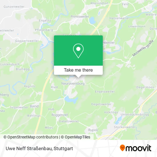 Uwe Neff Straßenbau map