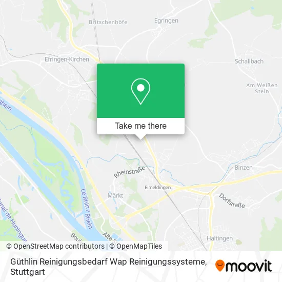 Карта Güthlin Reinigungsbedarf Wap Reinigungssysteme