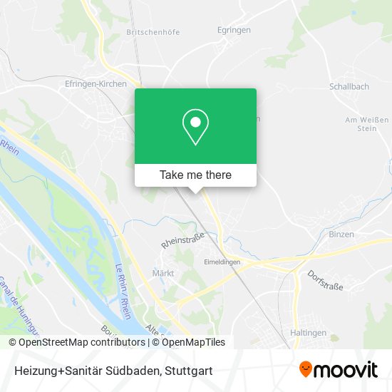 Heizung+Sanitär Südbaden map