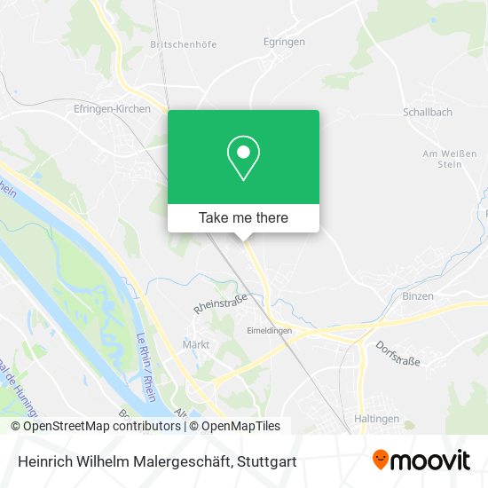 Heinrich Wilhelm Malergeschäft map