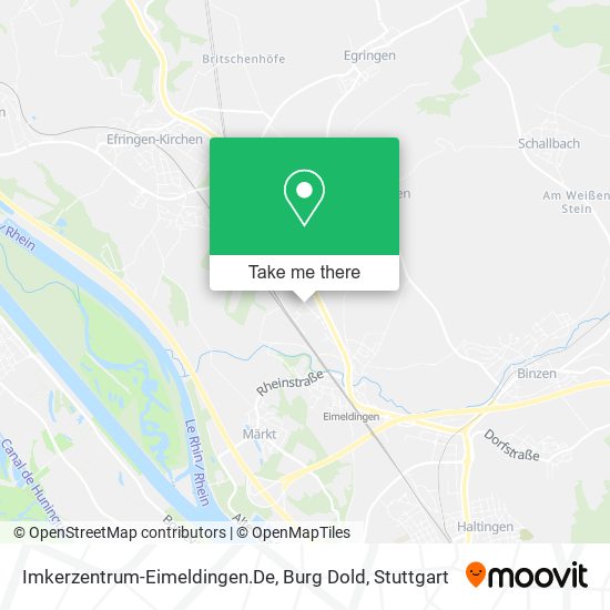 Imkerzentrum-Eimeldingen.De, Burg Dold map