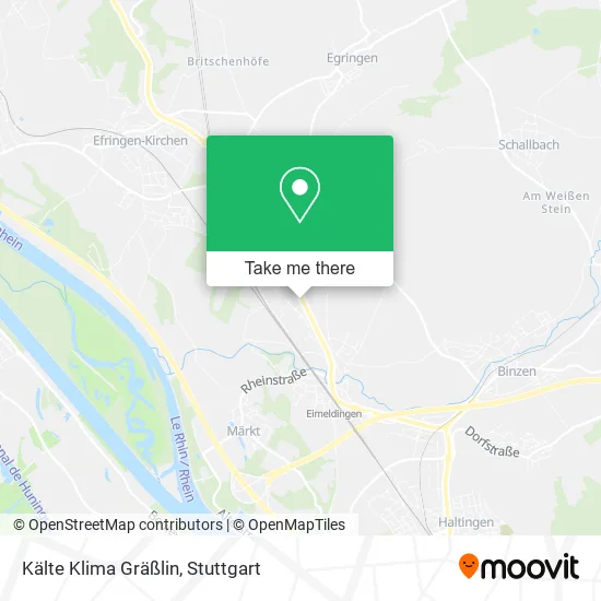 Карта Kälte Klima Gräßlin