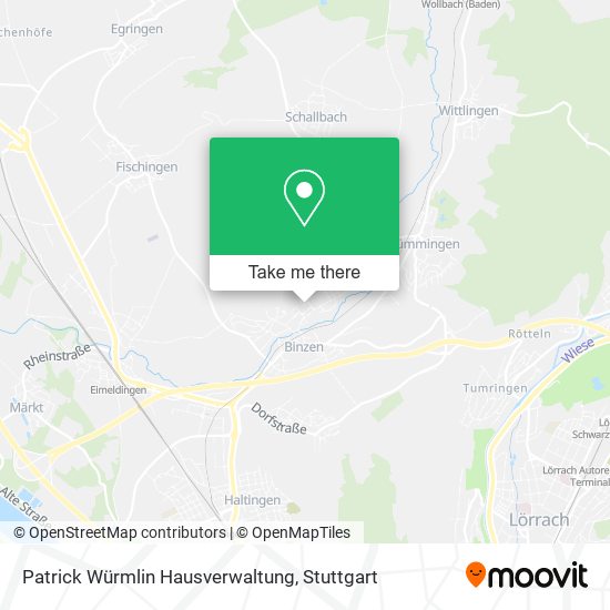Patrick Würmlin Hausverwaltung map