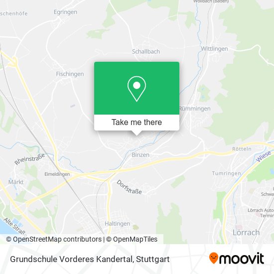 Grundschule Vorderes Kandertal map