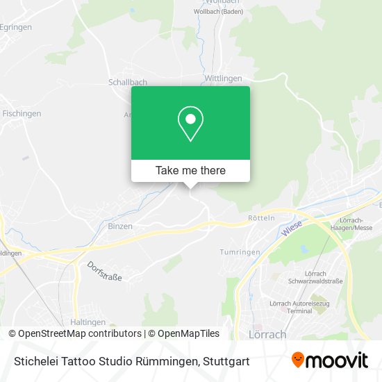 Stichelei Tattoo Studio Rümmingen map