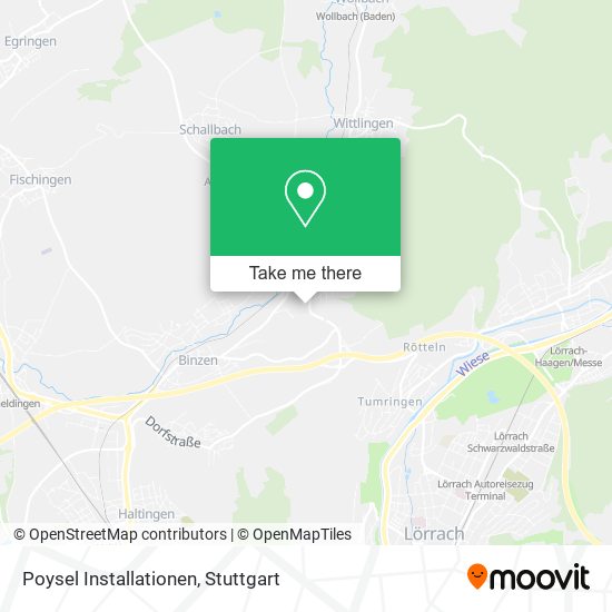 Карта Poysel Installationen