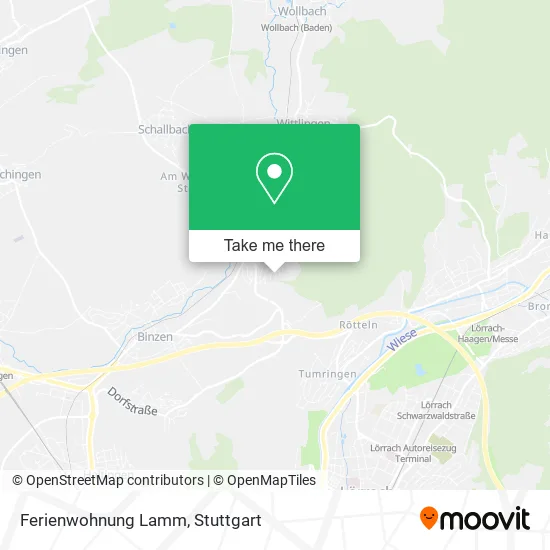 Карта Ferienwohnung Lamm