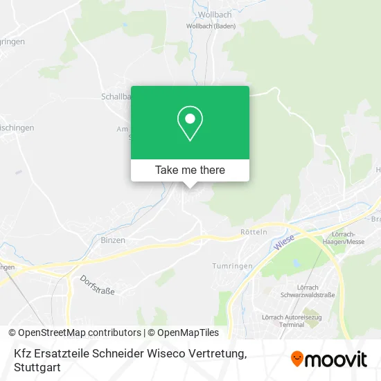 Карта Kfz Ersatzteile Schneider Wiseco Vertretung