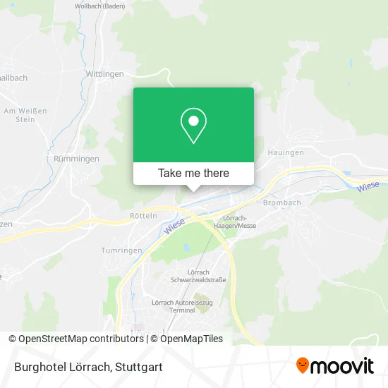 Карта Burghotel Lörrach