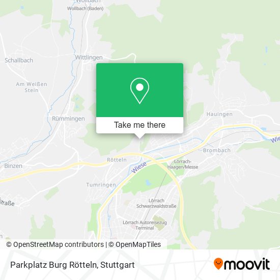 Parkplatz Burg Rötteln map