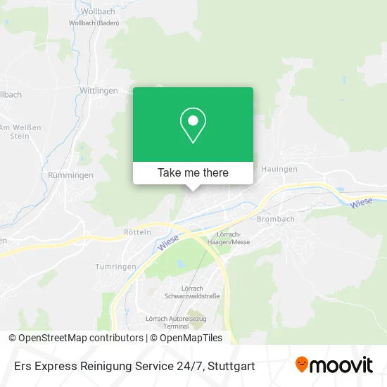 Карта Ers Express Reinigung Service 24 / 7