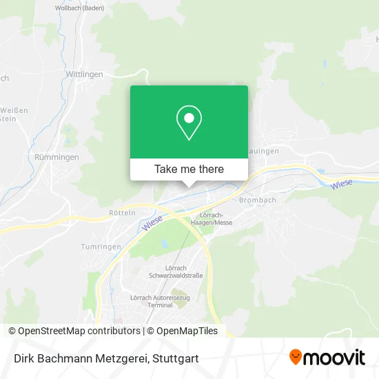 Карта Dirk Bachmann Metzgerei