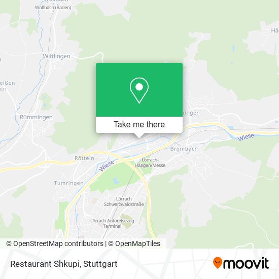Карта Restaurant Shkupi