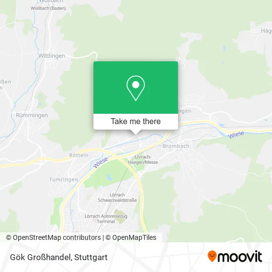 Карта Gök Großhandel