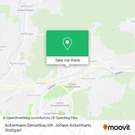 Карта Ackermann Gerüstbau Inh. Johann Ackermann