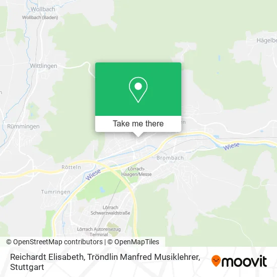 Карта Reichardt Elisabeth, Tröndlin Manfred Musiklehrer