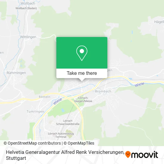 Карта Helvetia Generalagentur Alfred Renk Versicherungen