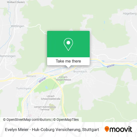 Карта Evelyn Meier - Huk-Coburg Versicherung
