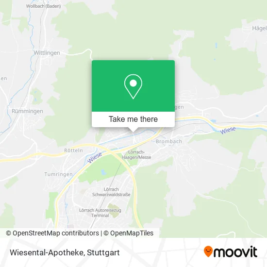 Карта Wiesental-Apotheke
