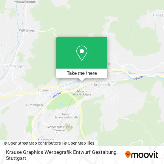 Карта Krause Graphics Werbegrafik Entwurf Gestaltung