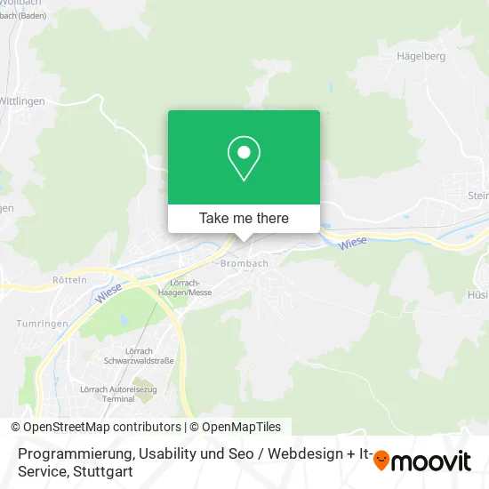 Карта Programmierung, Usability und Seo / Webdesign + It-Service
