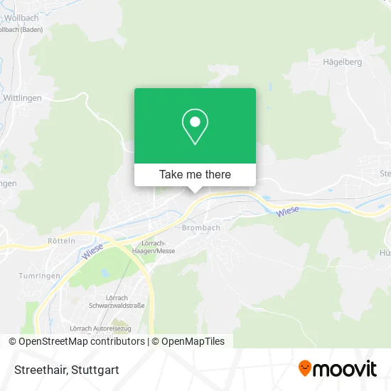 Карта Streethair