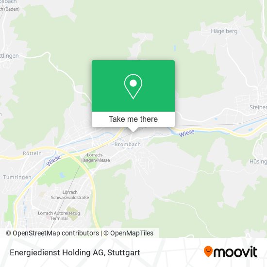 Карта Energiedienst Holding AG